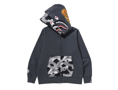 BAPE 1st Camo Shark Full Zip Double Hoodie