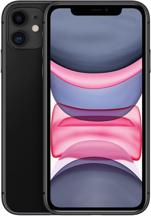 Apple iPhone 11, 256GB, Black – Fully Unlocked (Renewed)