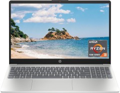 HP 15.6" HD Touchscreen Laptop, AMD Ryzen 3 7320U, 8GB RAM, 128GB SSD, Windows 11 (Natural Silver)