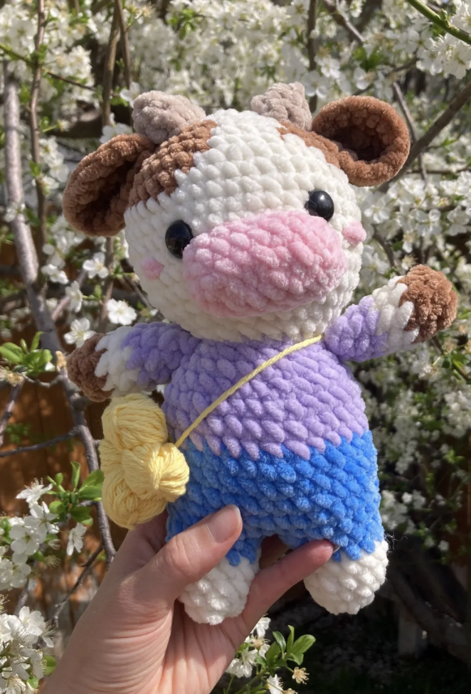 Crochet Cow Plushie