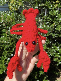 Crochet Crawfish Plush
