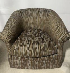 Swivel Barrel Chair
