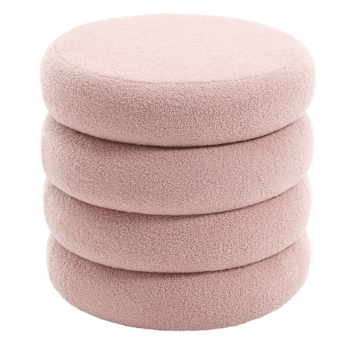 Storage Ottoman Round