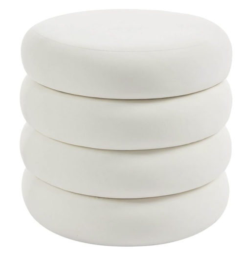 Storage Ottoman Round