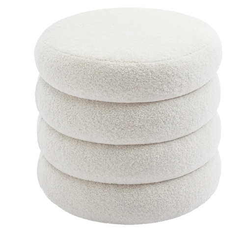 Storage Ottoman Round