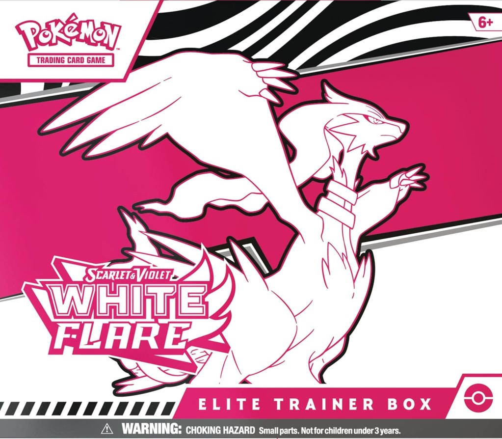 Pokémon TCG Scarlet & Violet White Flare Elite Trainer Box – Ultimate Collectors & Players Set! 🔥