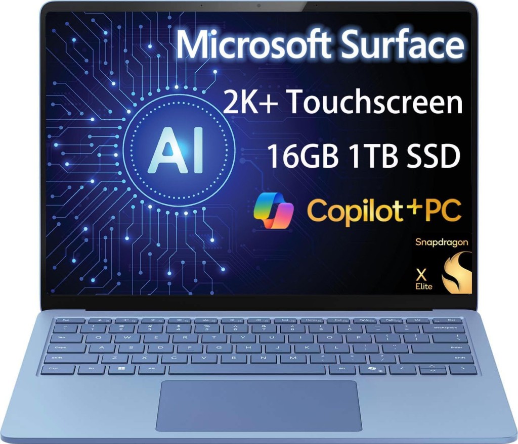 2025 Microsoft Surface Laptop 7 for Business – 13.8" 2K+ Touchscreen Copilot+ PC, Snapdragon X Elite (> i7-1355U), 16GB RAM, 1TB SSD, 20-Hour Battery, AI-Ready