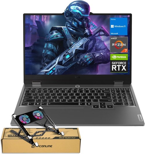 Lenovo LOQ 15 15ARP9 RTX 4060 Gaming Laptop Bundle