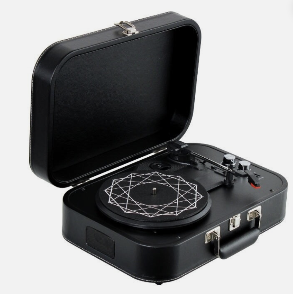 Vinyl PU Leather Record Player