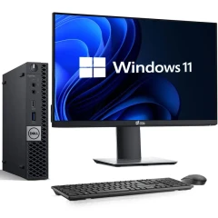 Dell OptiPlex 3050 Tiny Mini Desktop PC – Intel Core i5-6500T 6th Gen Quad-Core, DDR4 RAM, SSD, WiFi, Windows 11 Pro (Renewed)