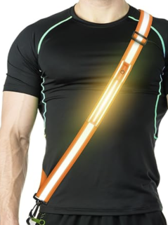 LED Reflective Belt Sash