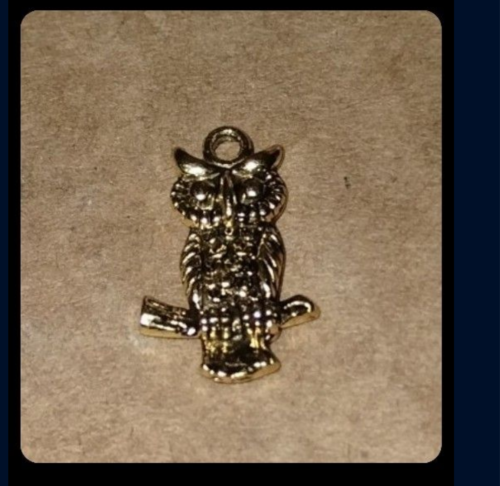 Gold Owl Pendant