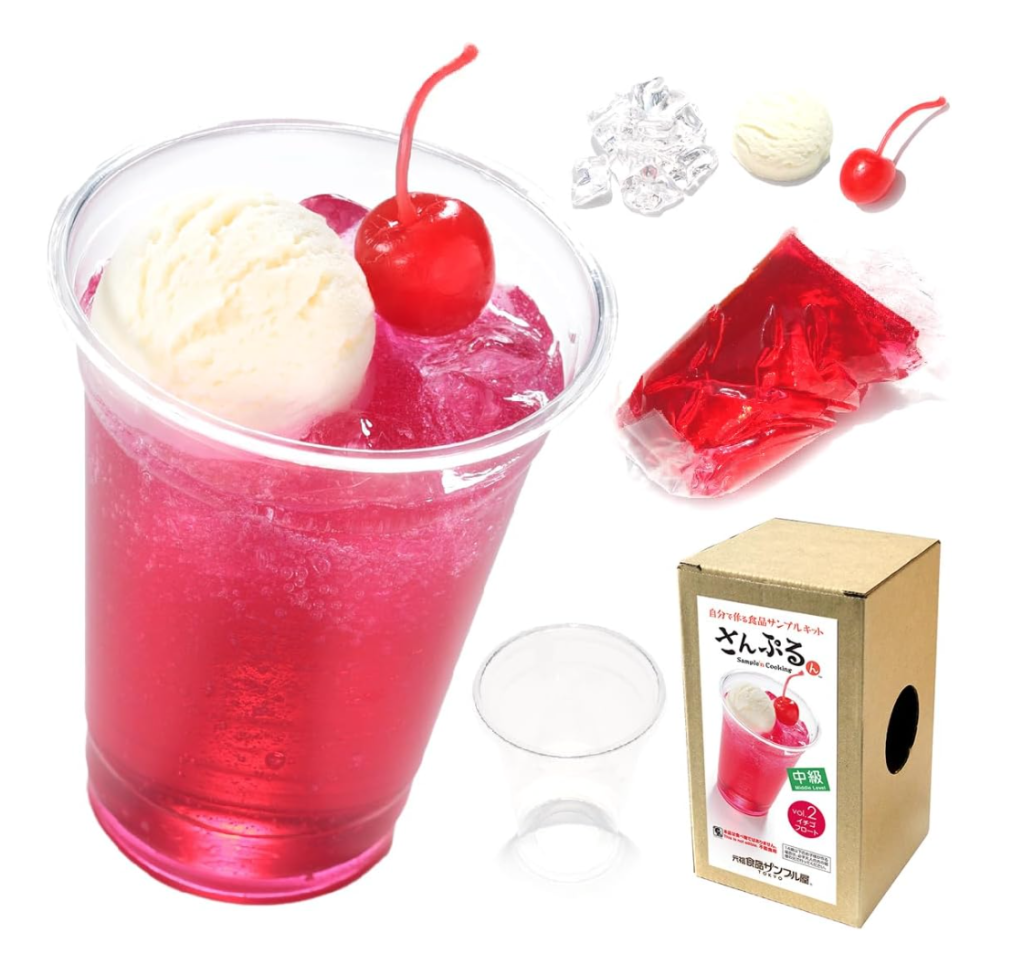 自分で作る食品サンプルキット さんぷるん いちご DIY Food Sample Kit - Sanpuru-n Strawberry