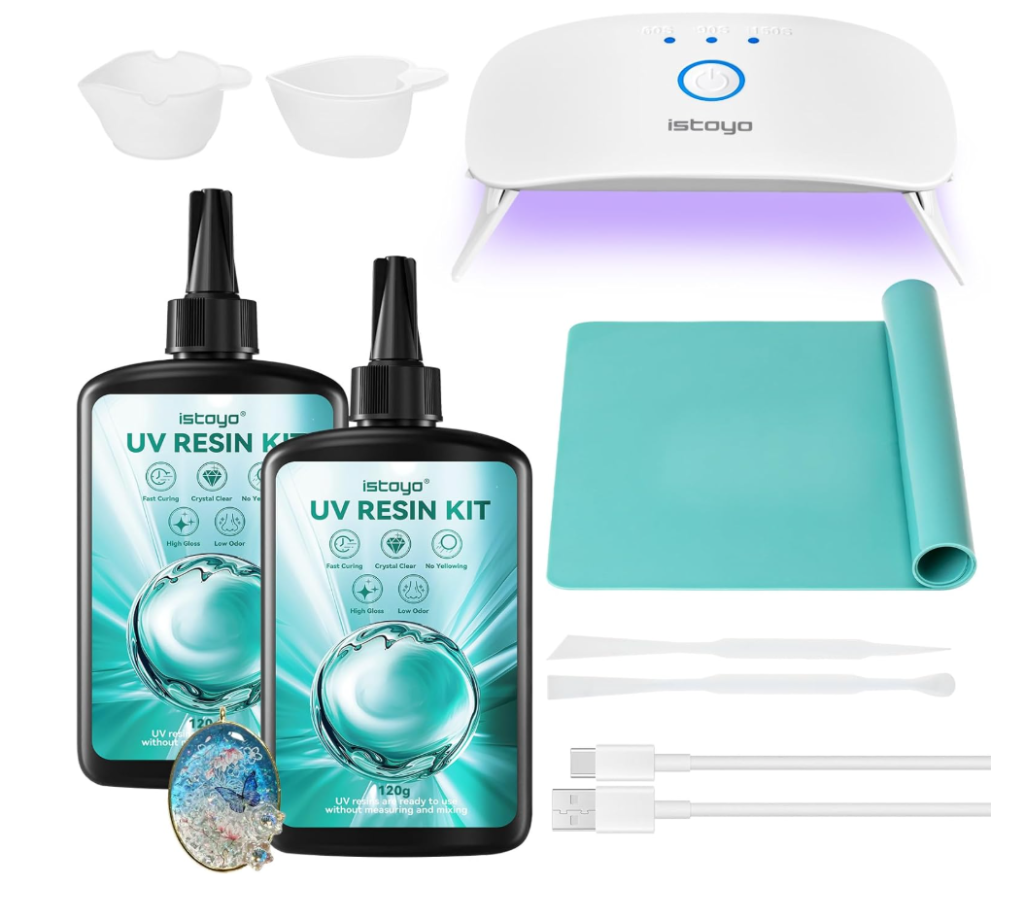 ISTOYO新UVレジンキット 240ml/240g　　ISTOYO New UV Resin Kit 240ml / 240g