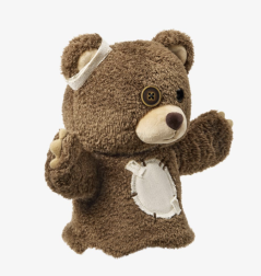 Hirono Bear Plush Hand Puppet
