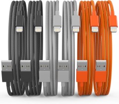 Lightning Cable – 6-Pack (3/3/6/6/6/10 FT) Multicolor