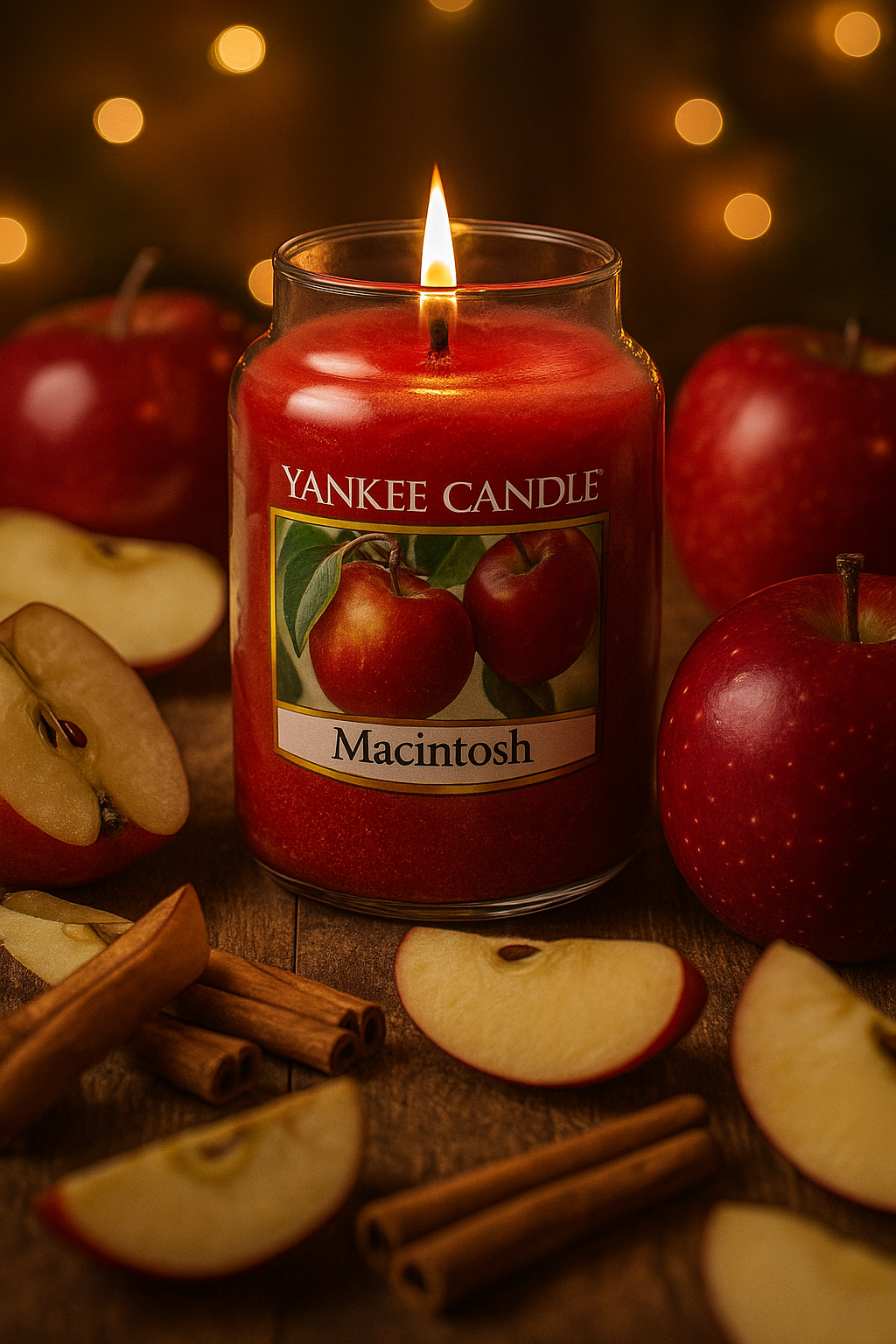 🍎 Yankee Candle – Macintosh (Large Jar, 22 oz)