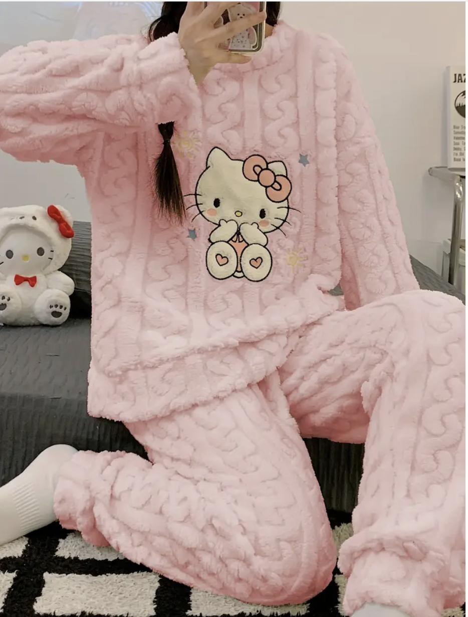 Pink Hello Kitty Pajama Set