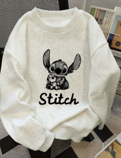 Grey Disney Stitch Crewneck