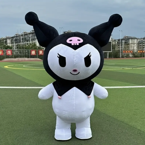 White & Black Kuromi Inflatable Costume
