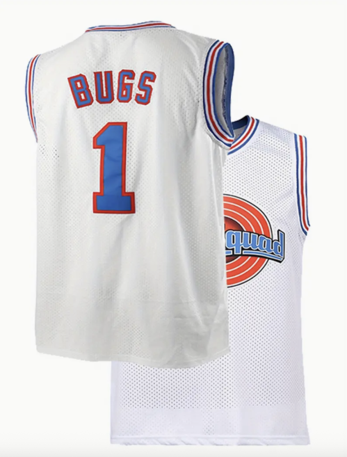 White SpaceJam Jersey Costume