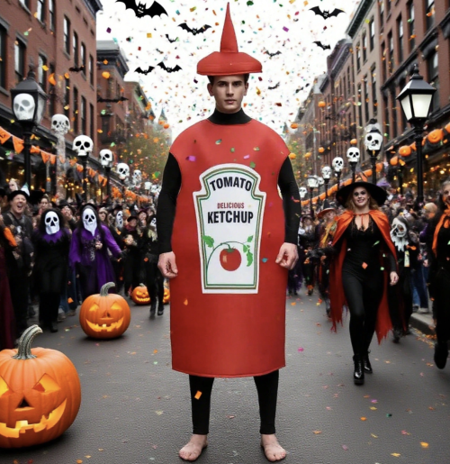Ketchup Bottle Costume