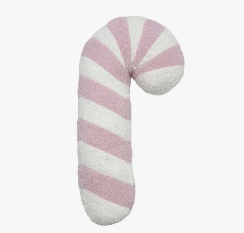 Candy Cane Plush Pillow