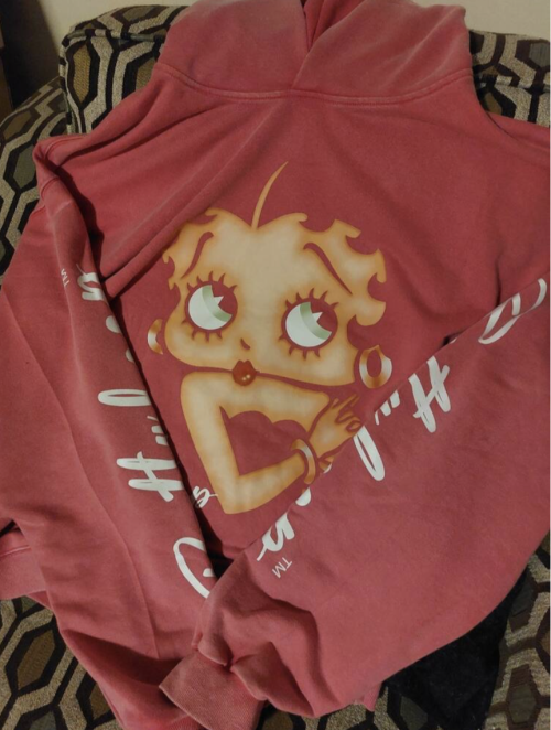 Pink Betty Boop Hoodie