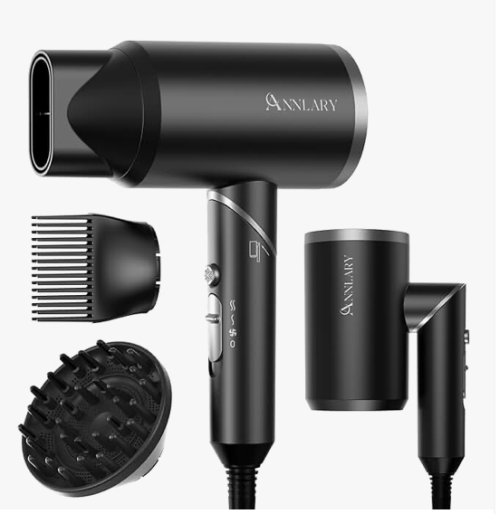 Plasma Ion Hair Dryer with Diffuser