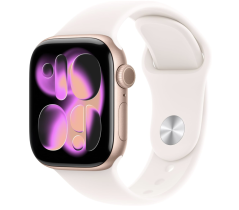 Rose Gold Aluminum Apple Watch Series 11
