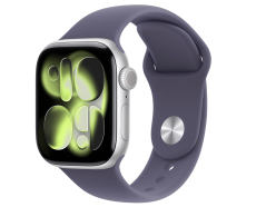 Apple Watch Series 11 Silver Aluminum + Purple Fog Band