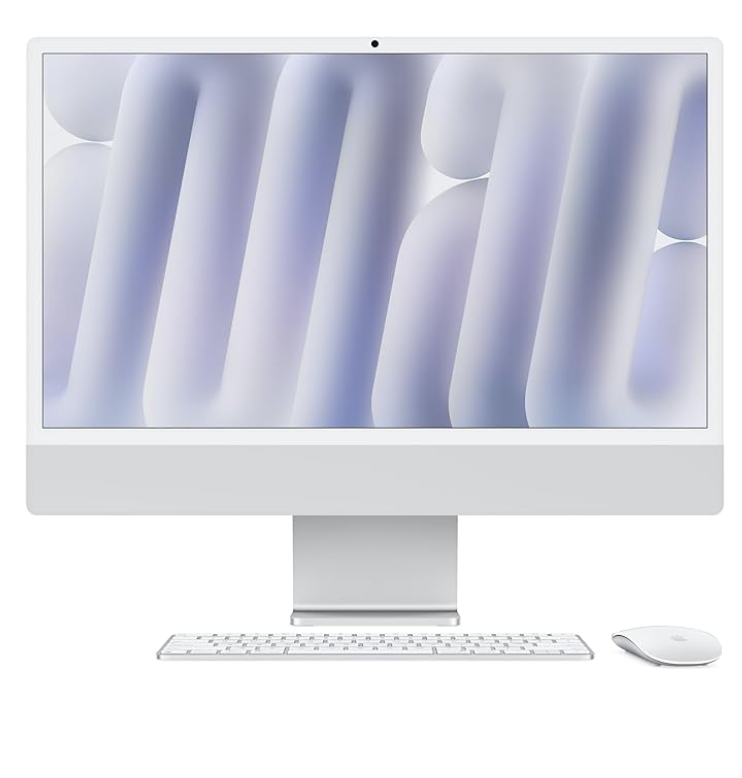 Silver Apple 2024 iMac