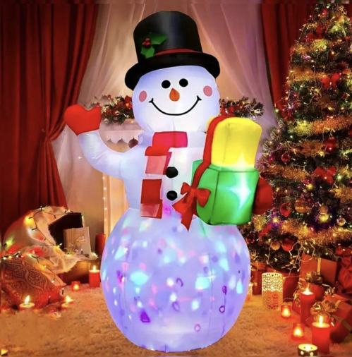 Inflatable Snowman Decoration