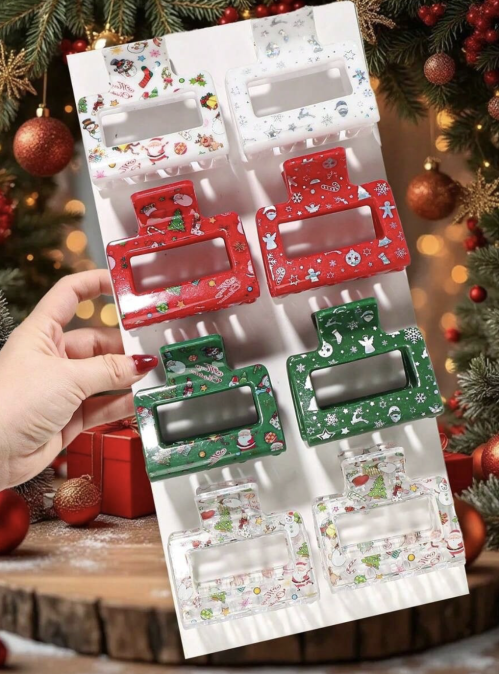 XMAS Hair Claws