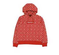 Supreme x Louis Vuitton Box Logo Hooded Sweatshirt Red