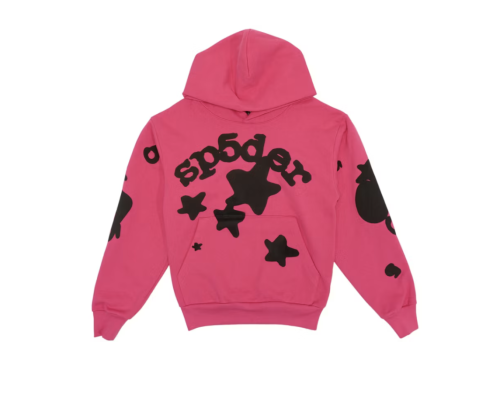 Pink Sp5der Beluga Hoodie