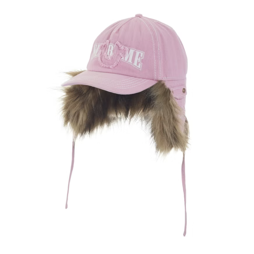 Pink Supreme True Religion Earflap 5-Panel
