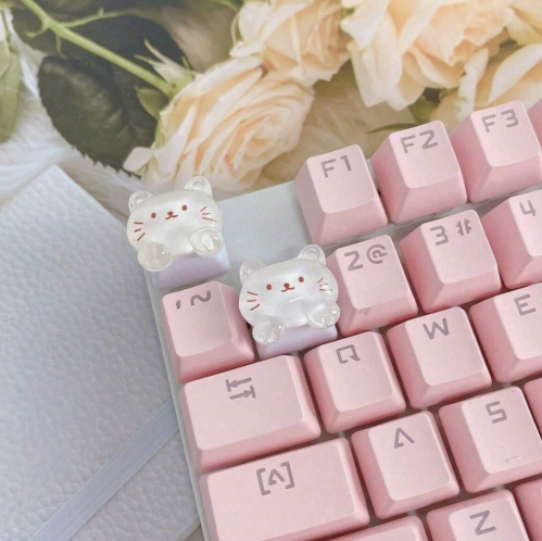 Cat Shaped Keycaps