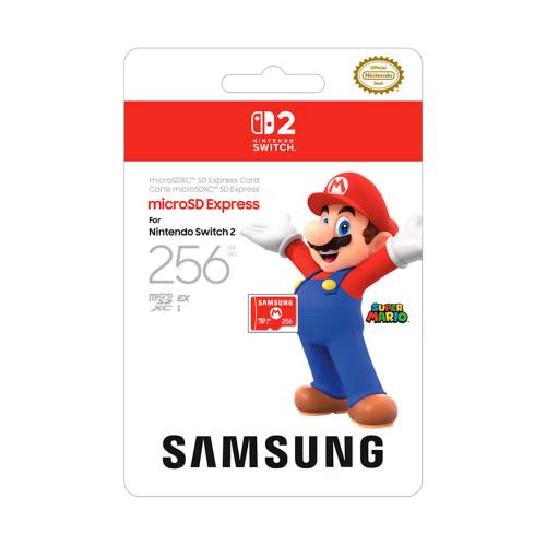 💾 Samsung microSD Express Card – 256GB for Nintendo Switch 2