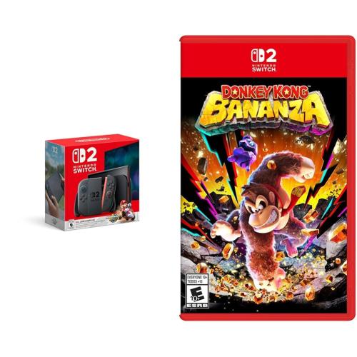 Nintendo Switch 2 + Mario Kart World Bundle and Donkey Kong Bananza Bundle