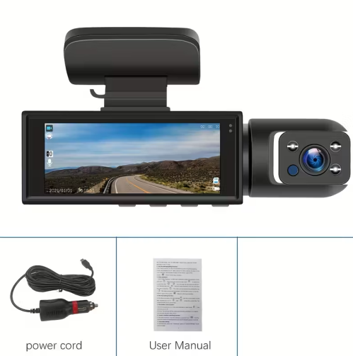 1080P Dual Lens Dash Cam for Cars