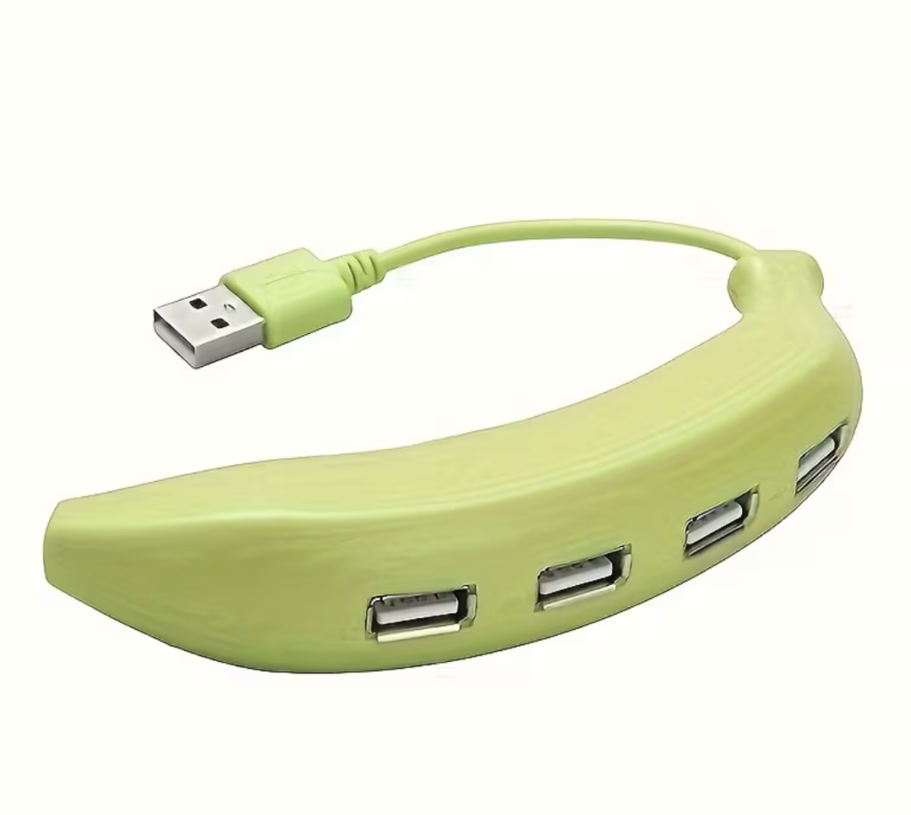 Banana-shaped 4-port