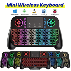 2.4GHz & Bluetooth Dual-Mode Mini Keyboard with Touchpad