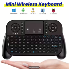 2.4GHz & Bluetooth Dual-Mode Mini Keyboard with Touchpad