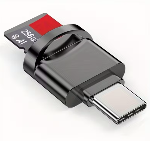 USB-C / USB-A to SD & TF Card Reader – High-Speed Multi-Functional Flash Drive Adapter for MacBook, Samsung Galaxy, Smartphones, Tablets & Laptops