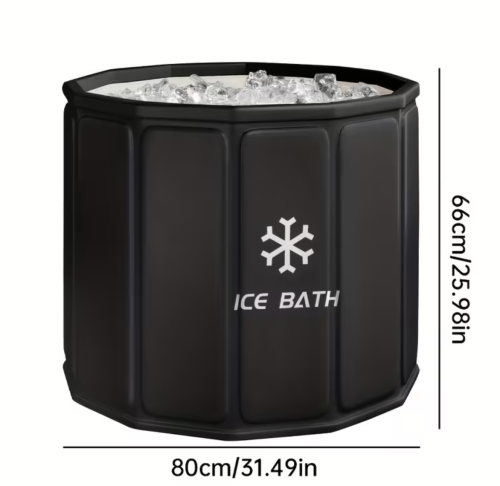 Portable hot & cold bathtub