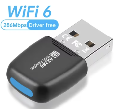 USB WiFi 6 Wireless Adapter – 286Mbps High-Speed Internet for PC & Laptop