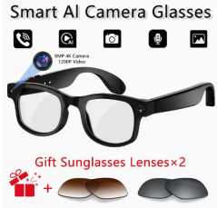 AI Smart Glasses with 4K Camera