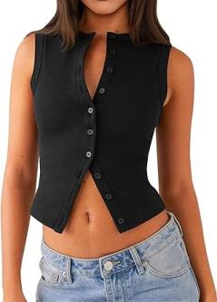 Women’s Ribbed Tank Top – Sexy Going-Out Top for Spring & Summer | 2026 Fashion Essential