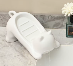 Cat-Shaped Soap Dish